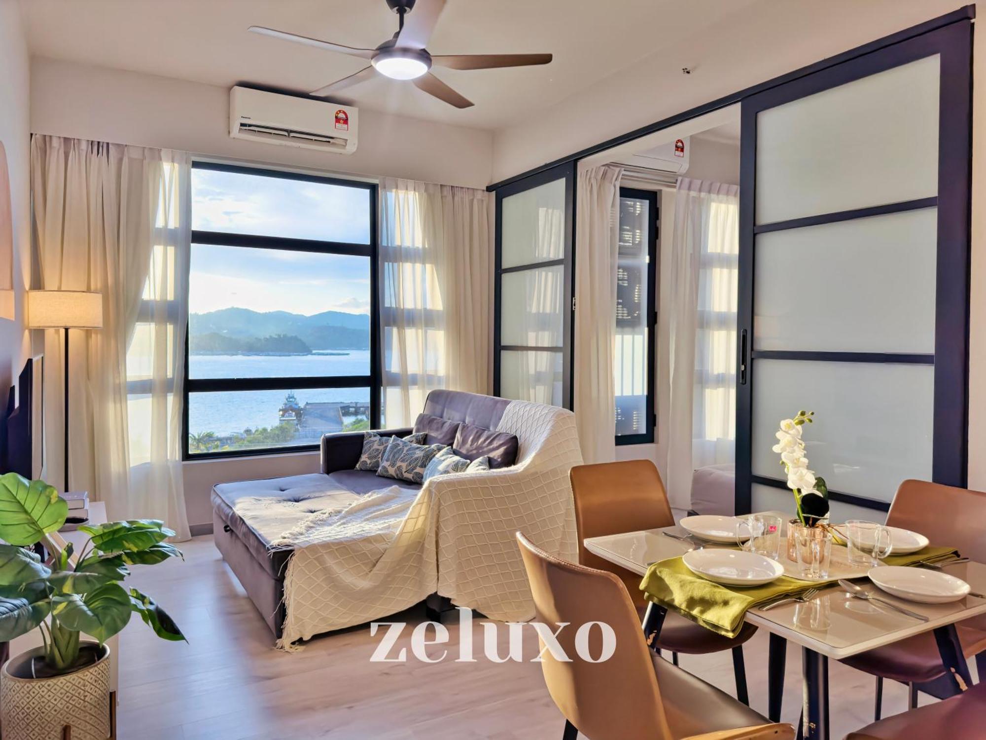 #5 Jesselton Quay City Pads Seaview By Zeluxo Kota Kinabalu Eksteriør billede