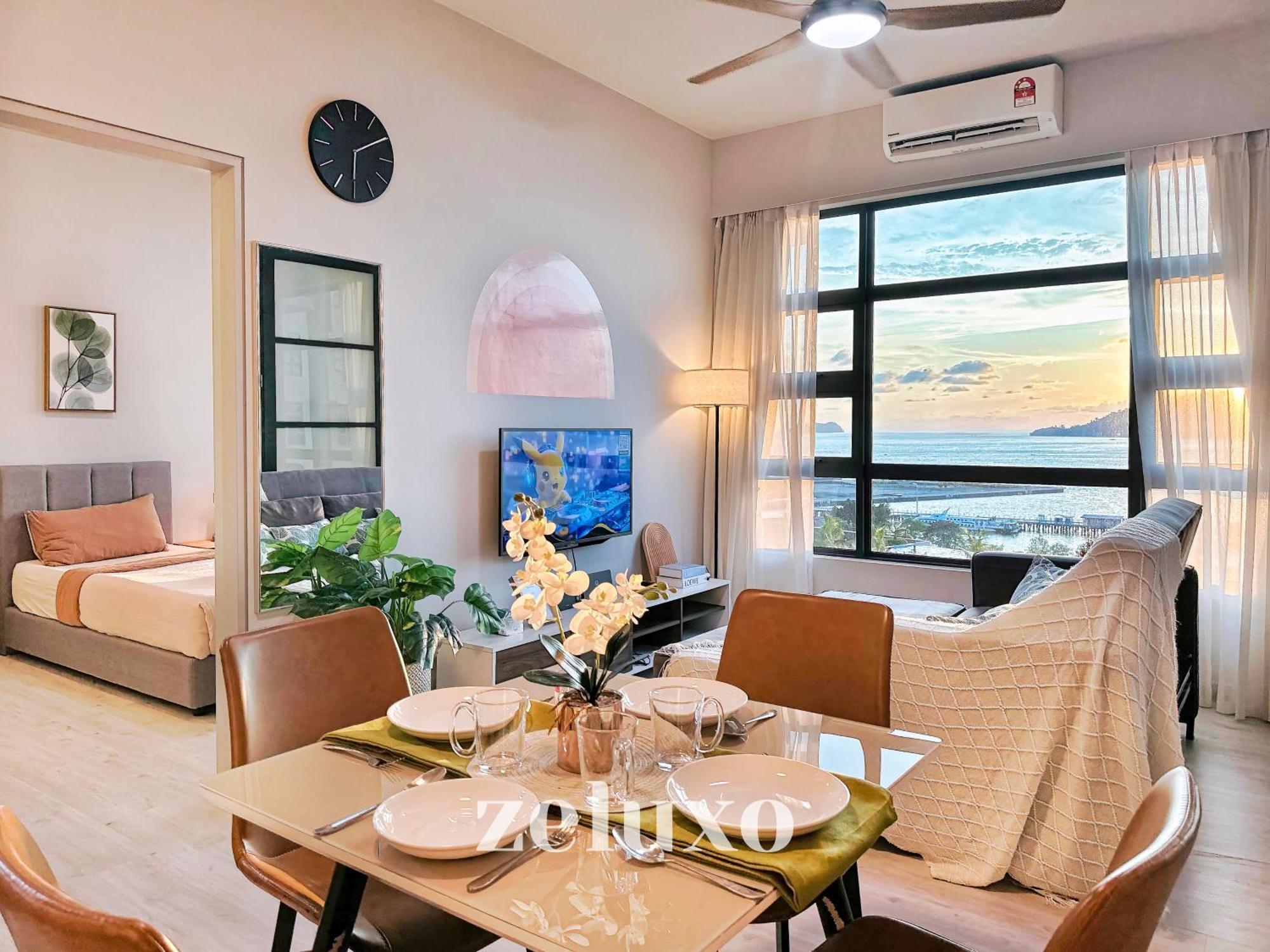 #5 Jesselton Quay City Pads Seaview By Zeluxo Kota Kinabalu Eksteriør billede