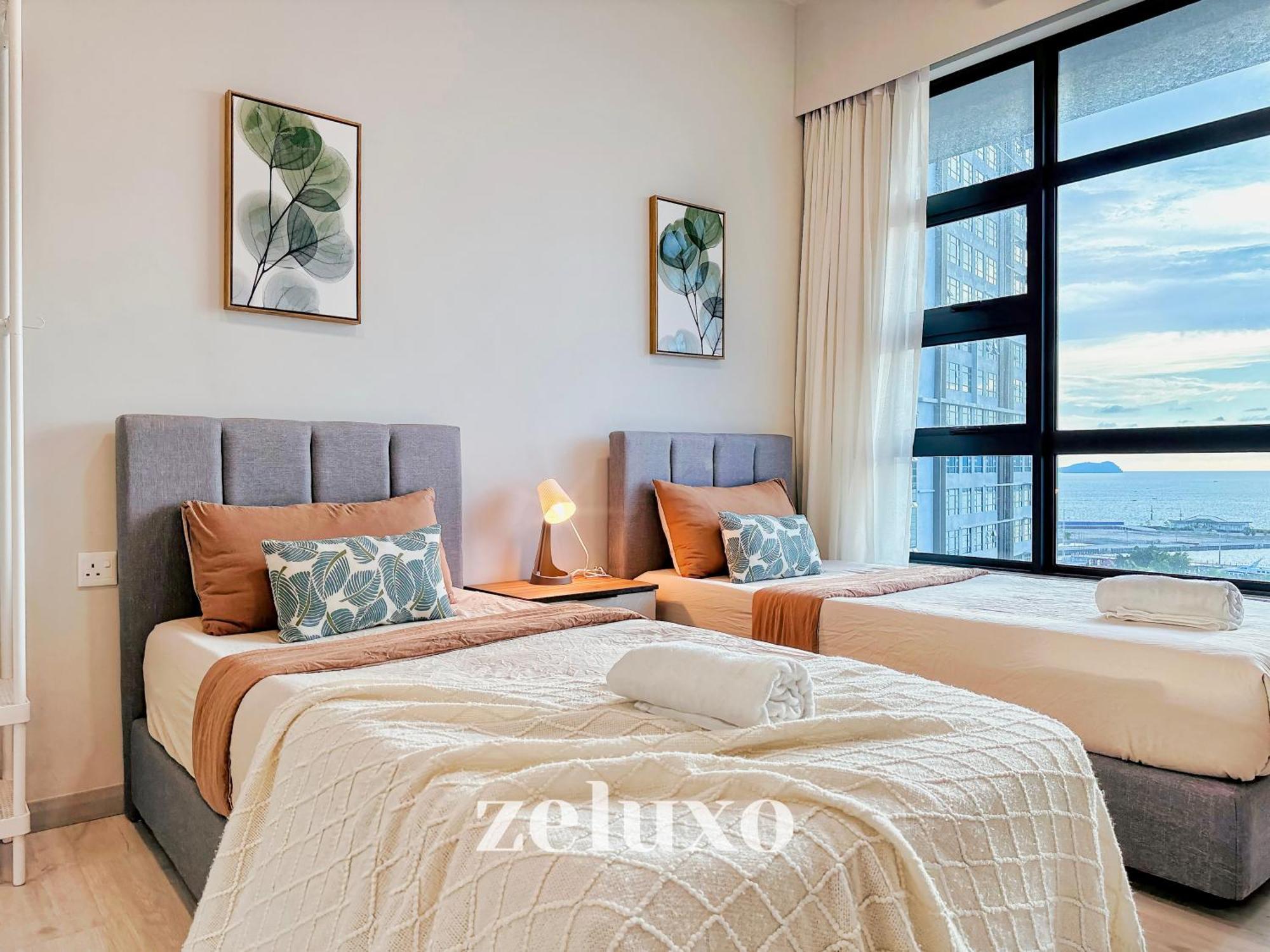 #5 Jesselton Quay City Pads Seaview By Zeluxo Kota Kinabalu Eksteriør billede